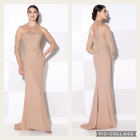 Cameron Blake by MonCheri 3/4 sleeves gown